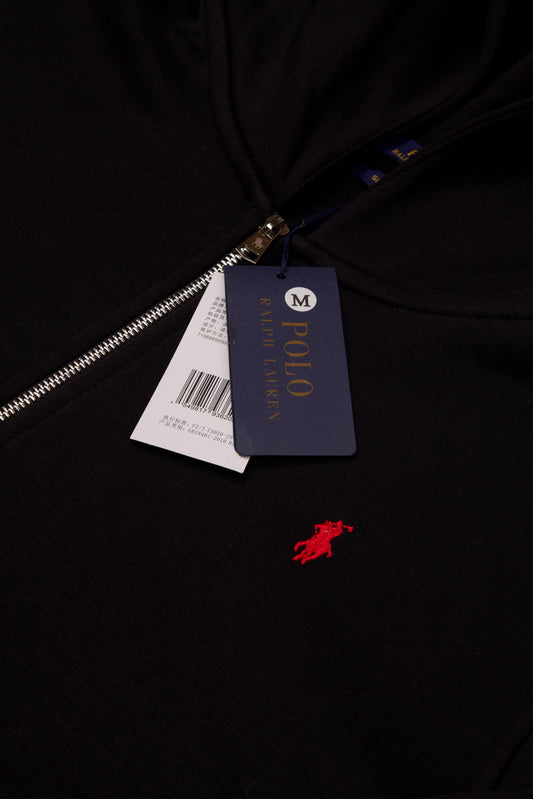 Ralph Lauren Zipup Hoodie - Black