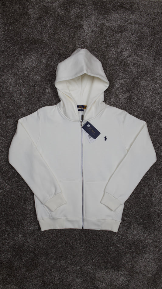 Ralph Lauren Zipup Hoodie - White